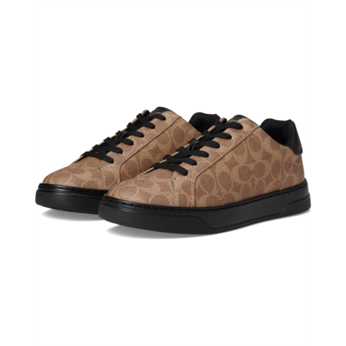 Mens COACH High Line Sneakers In Signature Canvas