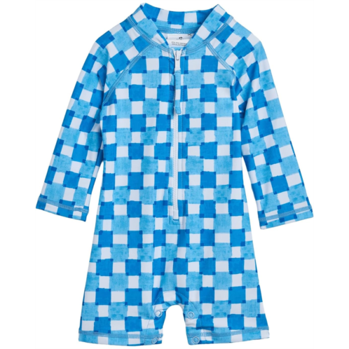 Boys Snapper Rock Kids Ocean Grid Long Sleeve Sunsuit (infant)