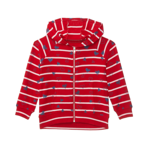 Chaser Kids Heart Stripe Zip-Up Hoodie (Little Kids/Big Kids)