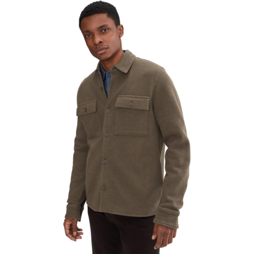 Mens Vince Double Slub Shirt Jacket