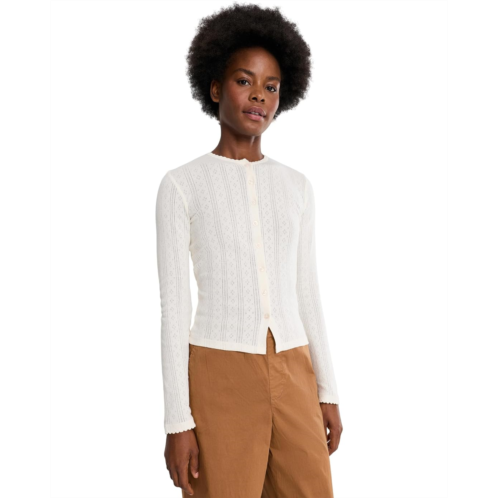 Womens DAZE Stargazer Pointelle Cardigan