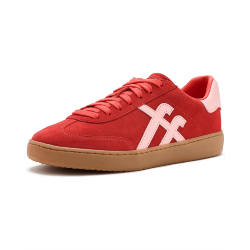 FitFlop The Dash T-Toe Leather/Suede Sneakers