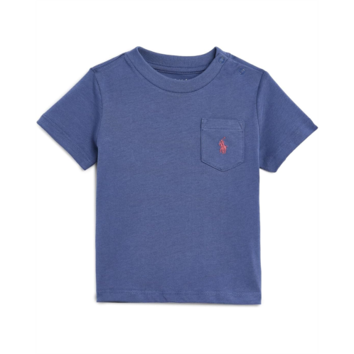 Boys Polo Ralph Lauren Kids Cotton Jersey Pocket Tee (Infant)