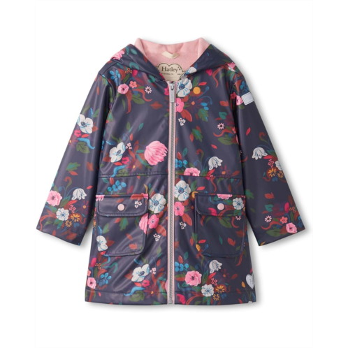 Girls Hatley Kids Peplum Rain Jacket (Toddler/Little Kid/Big Kid)