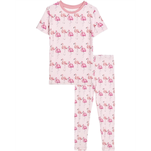 Kickee Pants Kids Print Short Sleeve Pajama Set (Big Kid)