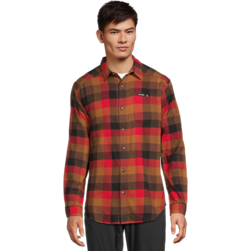 Mens Columbia Cornell Woods Flannel Long Sleeve Shirt