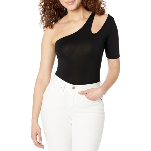 Hudson Jeans Short Sleeve Asymmetrical Bodysuit