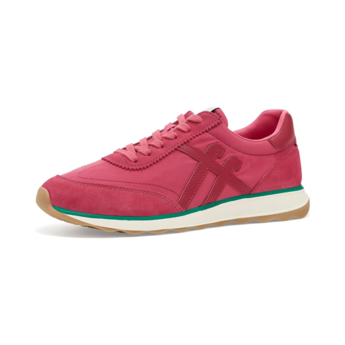 Womens FitFlop Retro-Q FF Fabric/Suede Sneakers
