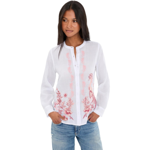 Johnny Was Ruffle Cuff Blouse