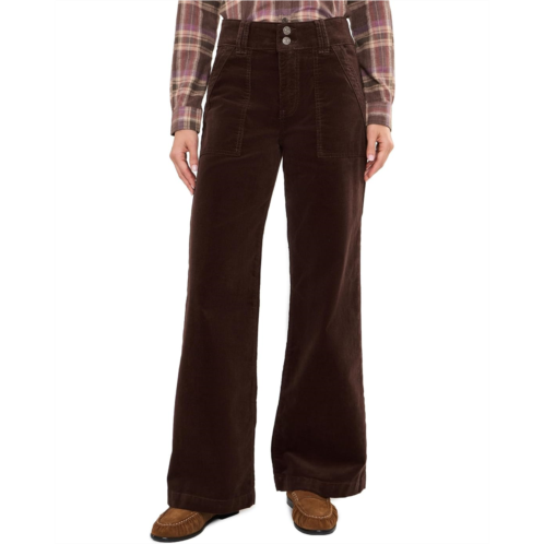 Womens KUT from the Kloth Jodi Corduroy High-Rise Double Button Straight Leg