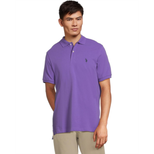 U.S. Polo ASSN. Solid Cotton Pique Polo with Small Pony