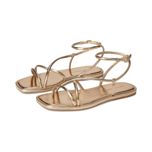 Womens Loeffler Randall Noor Strappy Ankle Wrap Flat Sandals