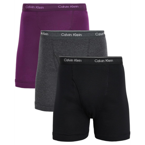 Mens Calvin Klein Underwear Cotton Classics 3-Pack Boxer Briefs