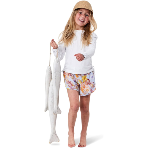 Snapper Rock Kids Rouched Long Sleeve Rashguard Top (Toddler/Little Kids/Big Kids)