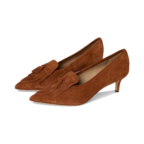 POLO Ralph Lauren Womens Lauren Ralph Lauren Adrienne Suede Kiltie Pumps