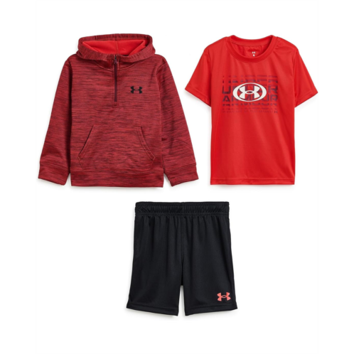 Under Armour Kids Three-Piece Hoodie Shorts Set (Little Kid/Big Kid)