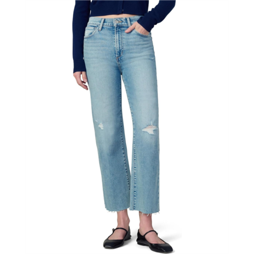 Joe s Jeans The Blake Cropped Wide Leg With Cut Hem