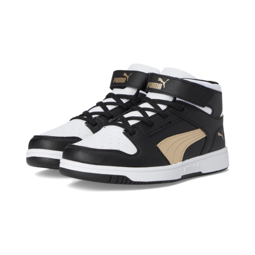 PUMA Kids Rebound Layup Mid Hook And Loop (Little Kid)