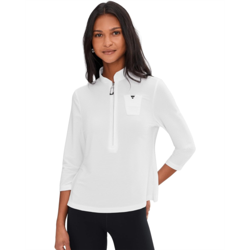 Womens Jamie Sadock Long Sleeve Pullover Top Quarter Zip