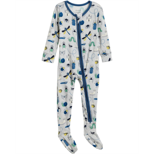 Kids Kickee Pants Kids Print Footie with 2 Way Zipper (Infant)