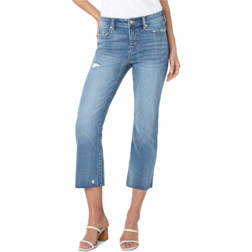 Liverpool Los Angeles Hannah Crop Flare w/ Fray Hem 25.5 in Asheville