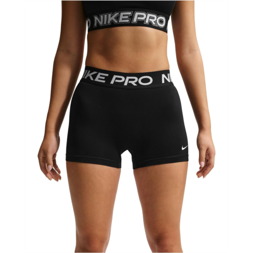 Womens Nike Pro Mid-Rise 3 Bike Shorts with No Front Seam