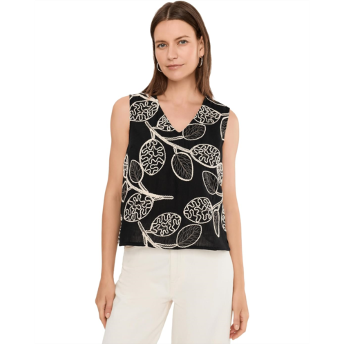 Vince Camuto V-Neck Sleeveless Blouse