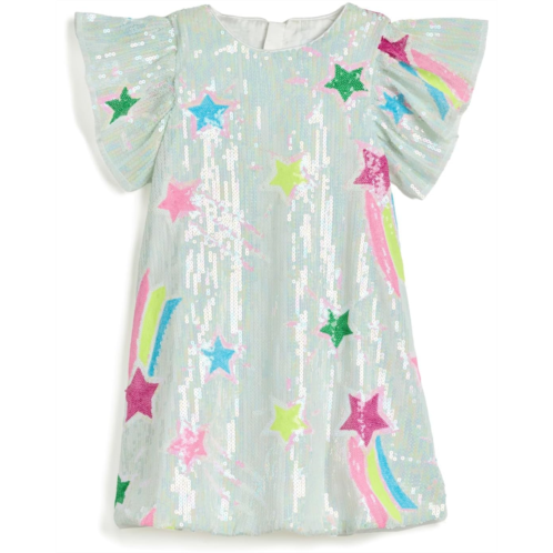 Lola and The Boys Rainbow Shooting Star Sequin Dress (Toddler/Little Kid/Big Kid)