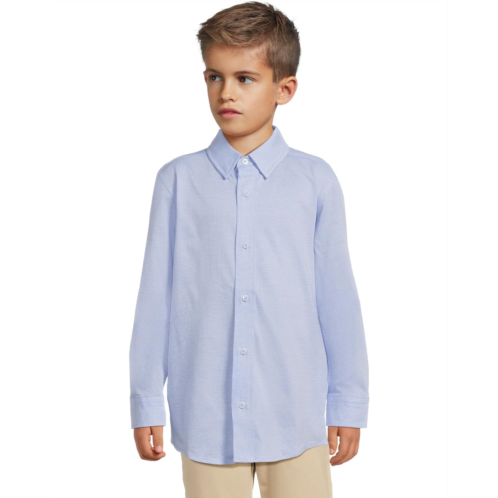 Johnston & Murphy Kids Boys Xc Flex Stretch Long-sleeve Shirt (Big Kid)