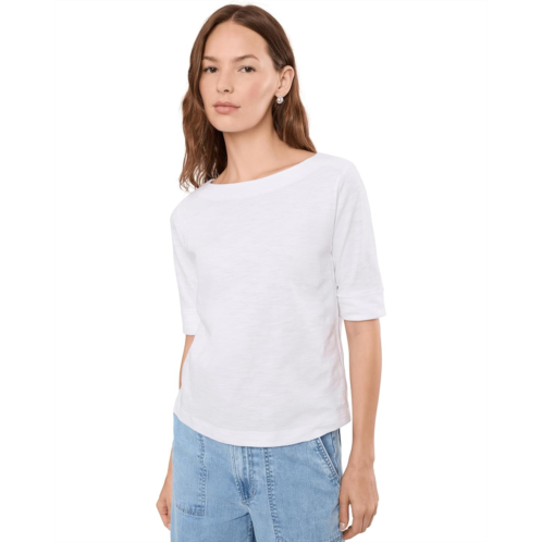 Lilla P Cuffed Sleeve Boatneck