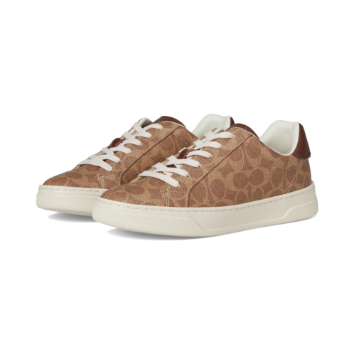 Womens COACH High Line Leather Sneaker