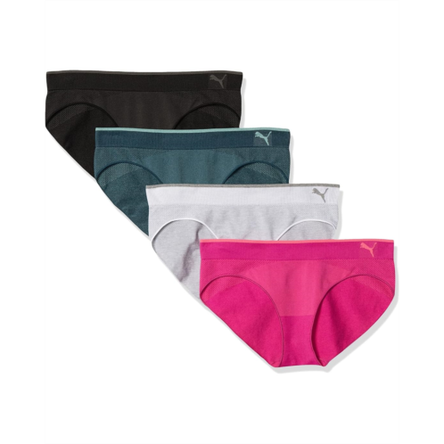 Womens PUMA 4 Pack Bikini Underwear