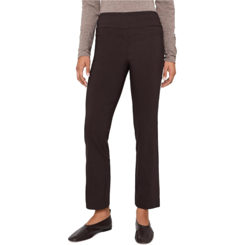 Womens Elliott Lauren Control Stretch Elastic Waist Pull-On Bootcut Pants with Besom Pockets