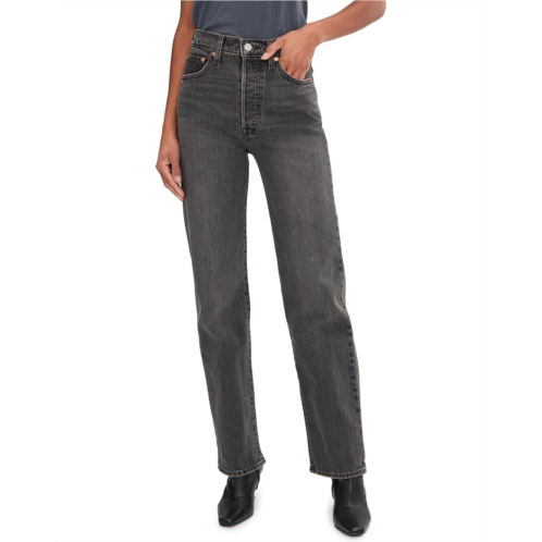 Womens Levis Premium Ribcage Full Length