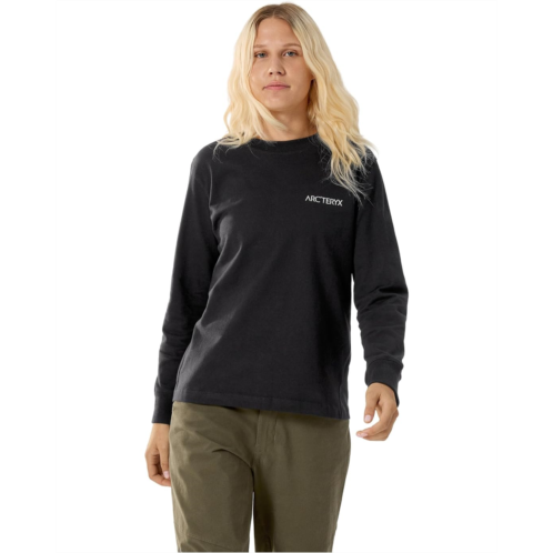 Womens Arcteryx Kragg Cotton Bird Crew Long Sleeve