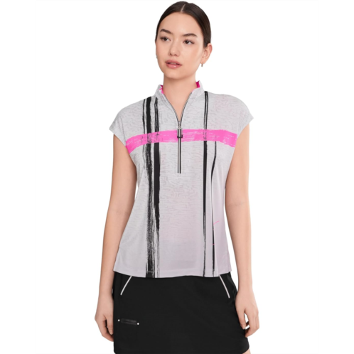 Womens Jamie Sadock Elegant Short Sleeve Pink