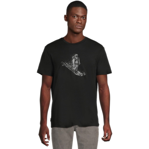 Mens Icebreaker Merino 150 Tech Lite Short Sleeve Tee Skiing Yeti