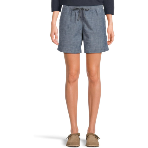 L.L.Bean Womens LLBean Lakewashed Stripe Dock Shorts