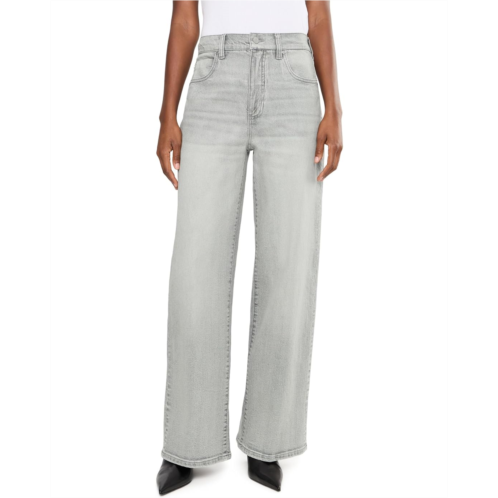Womens Liverpool Los Angeles Stride High Rise Wide Leg Jean 30in Inseam