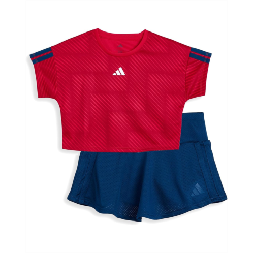 Adidas Kids Aop Soccer Top Skort Set (Infant)