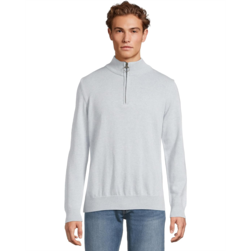 Mens Barbour Cotton Half Zip Knitted Jumper