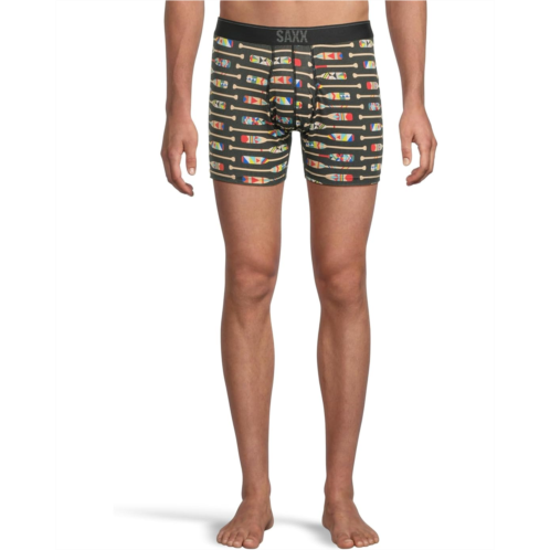 Mens SAXX UNDERWEAR Quest Quick Dry Mesh Boxer Brief Fly