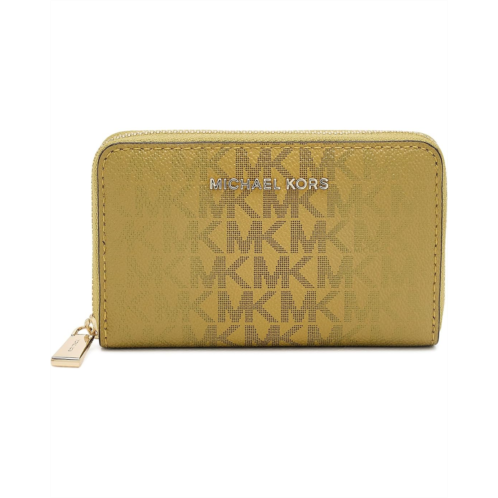 Michael Michael Kors Jet Set Small Zip Around Card Case