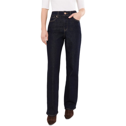 Womens NYDJ Petite High-Rise Brooklyn Bootcut Jeans in Rinse