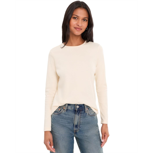 L.L.Bean Womens LLBean Pima Crew Neck Long Sleeve