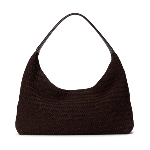 Madewell Slouchy Shoulder Bag Suede Woven