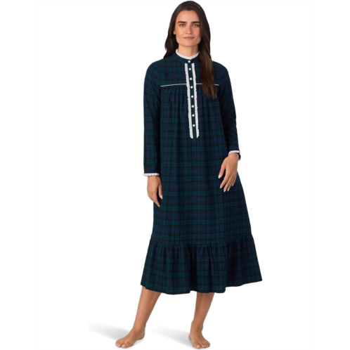 Womens Lanz of Salzburg 50 Highneck Flannel Nightgown
