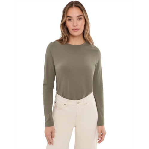 Womens PACT Luxe Signature Long Sleeve Tee
