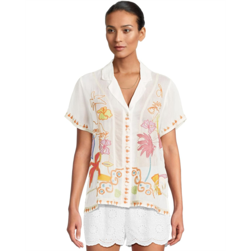 Johnny Was Piper Applique Shirt