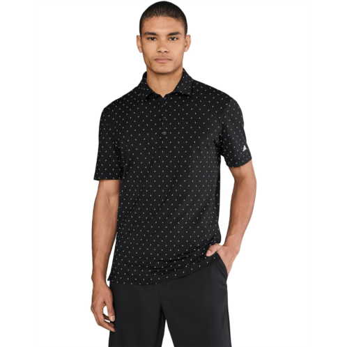 Mens adidas Golf Ultimate365 Mirco Print Polo Shirt